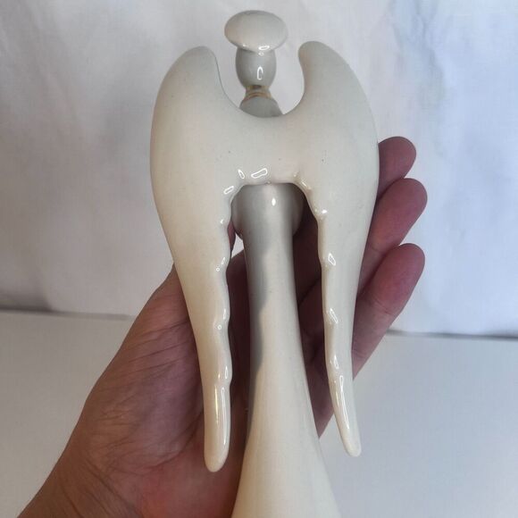Cast Art Et Cetera Angel Figurine Modern Sleek Decor Christmas Holiday 8" - Picture 8 of 10